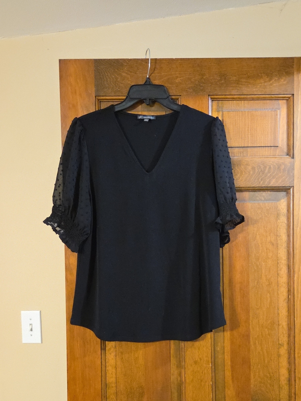 Adriana Papell Puff Sleeve Women's Top